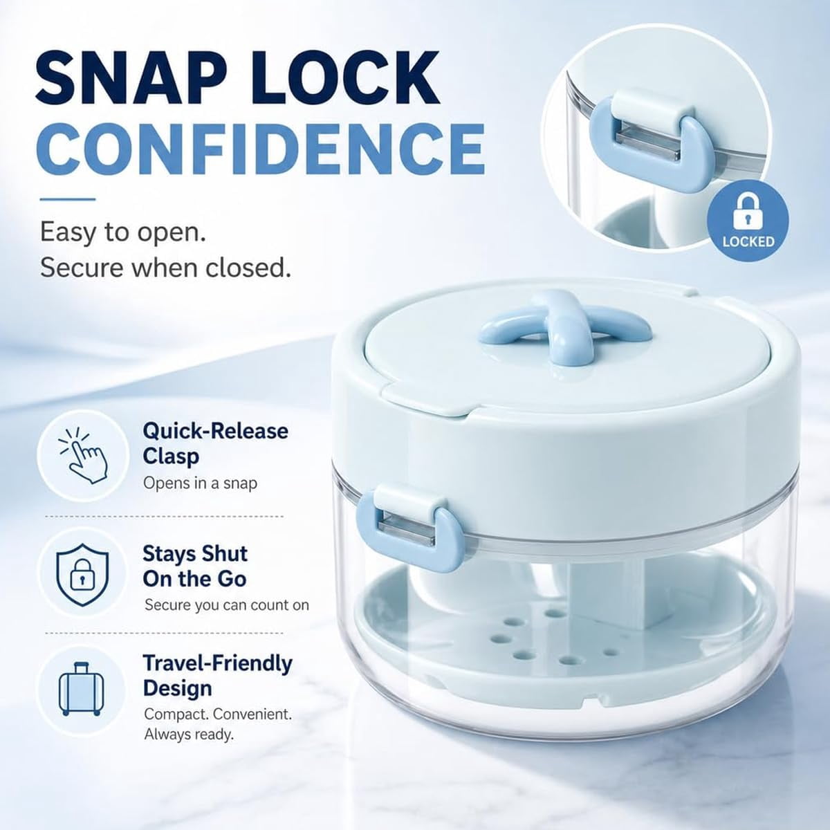 Lucent Retainer Cleaning Case