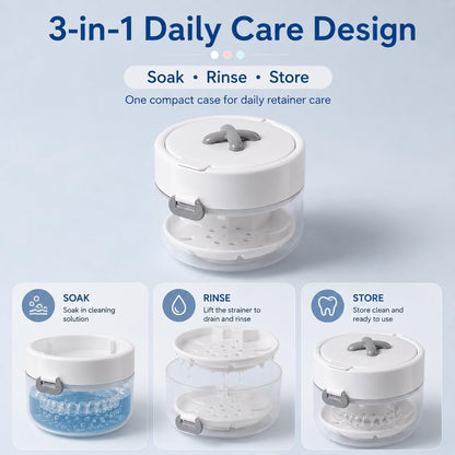 Lucent Retainer Cleaning Case